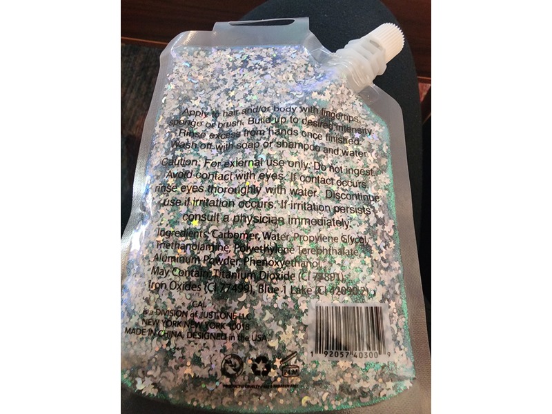 Cai Beauty Nyc Hair & Bosy Glitter Galaxy, Silver, 3.04 fl oz/90 mL