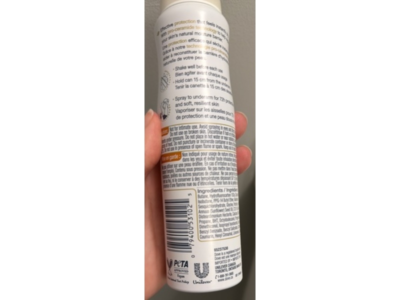 Dove Advanced Care Antiperspirant Deodorant, Shea Butter, 107 g
