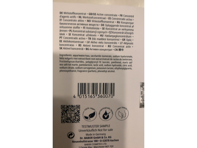 Babor Ampoule Concentrates Hydra Plus, 2 mL