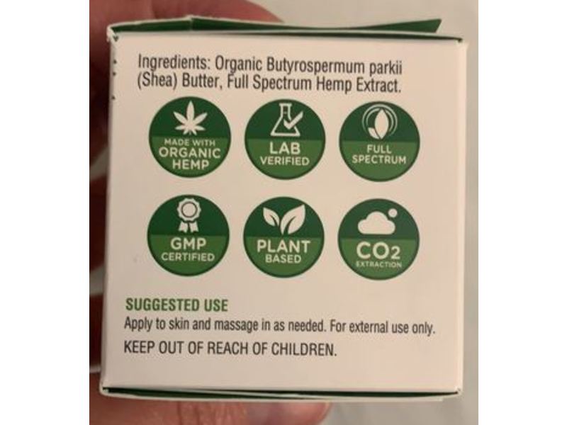 Nuleaf Naturals Full Spectrum Cbd Balm, Hemp, 1 oz/28.3 g