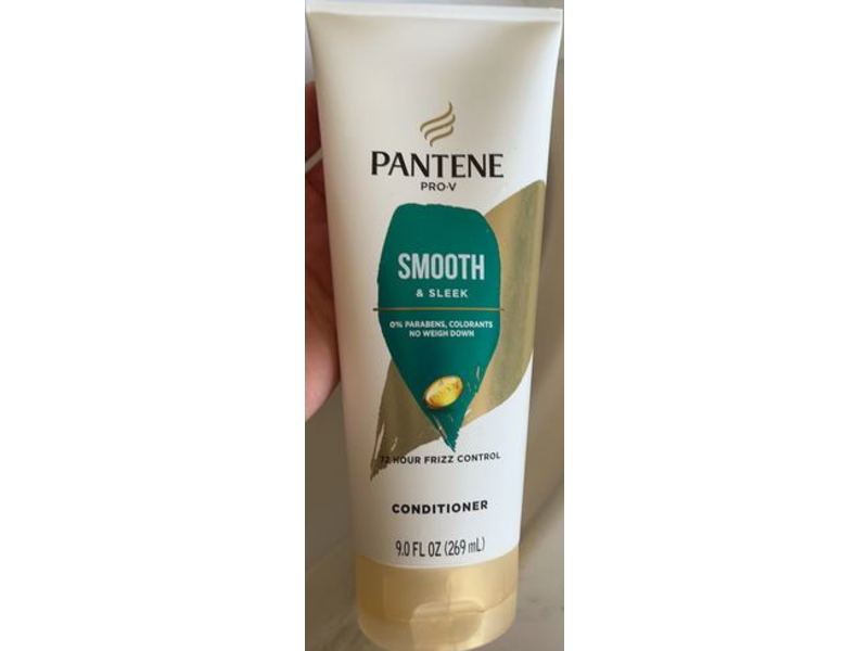 Pantene Frizz Control Conditioner, Smooth & Sleek, 9.0 fl oz/269 mL