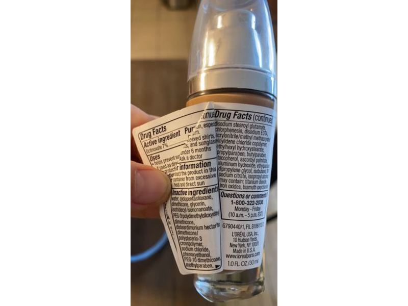 L'Oreal Paris True Match Lumi Healthy Luminous Makeup, SPF 20, C5 Classic Beige, 1 fl oz/30 mL