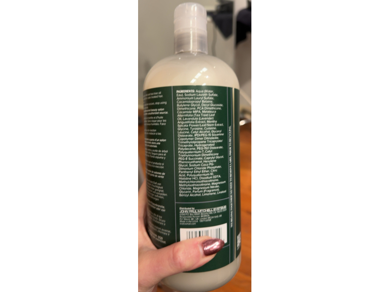 Tea Tree Moisturizing Shampoo, Lavender Mint, 33.8 fl oz/1 L