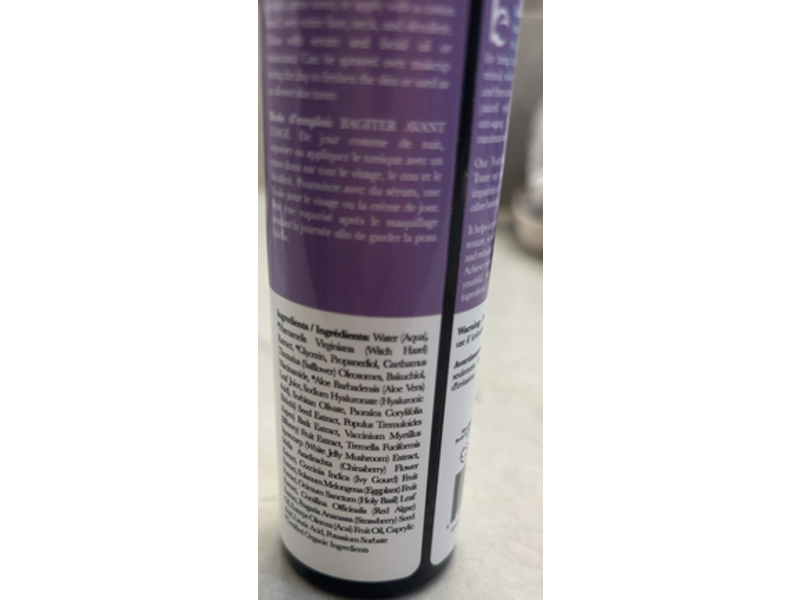 Beauty By Earth Youth Restoration Bakuchiol Face Toner, Hyaluronic Acid & Niacinamide, 4.5 fl oz/133 mL