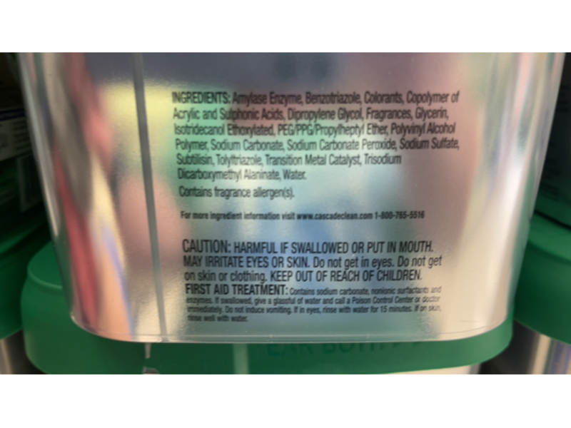 Cascade Platinum + Oxi ActionPacs, Fresh Scent, 18.08 oz/530 g, 34 Pacs