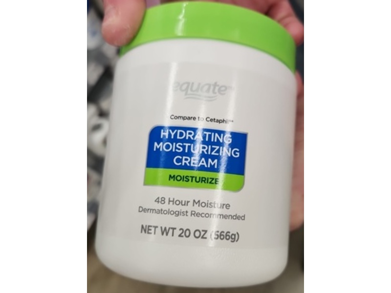 Equate Hydrating Moisturizing Cream, 10 oz/566 g
