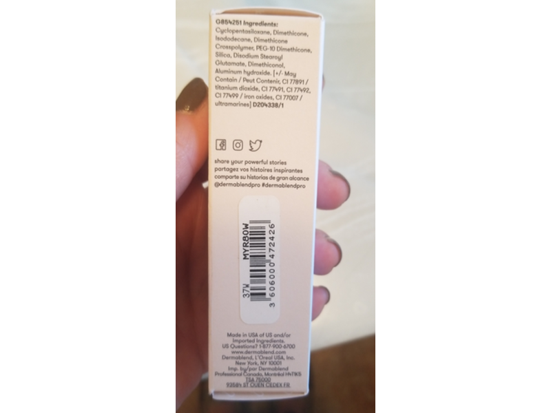 Dermablend Flawless Creator Foundation Drops, 37W, 1 fl oz