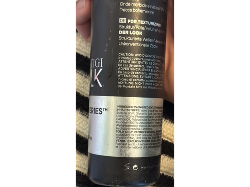 Tigi Catwalk Session Series Salt Spray, 9.13 fl oz/270 mL