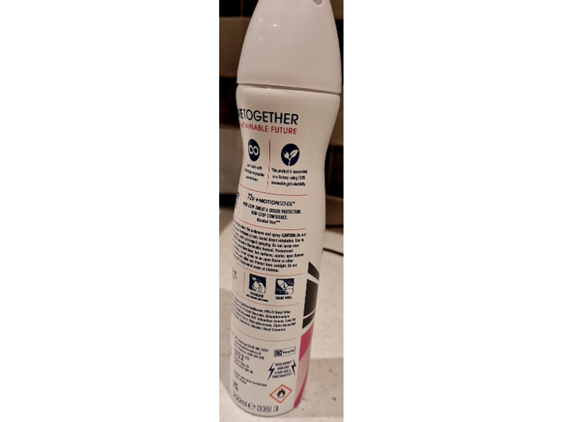 Sure Anti White Marks & Yellow Stains Antiperspirant, Invisible Pure, Unbeatable, 250 mL