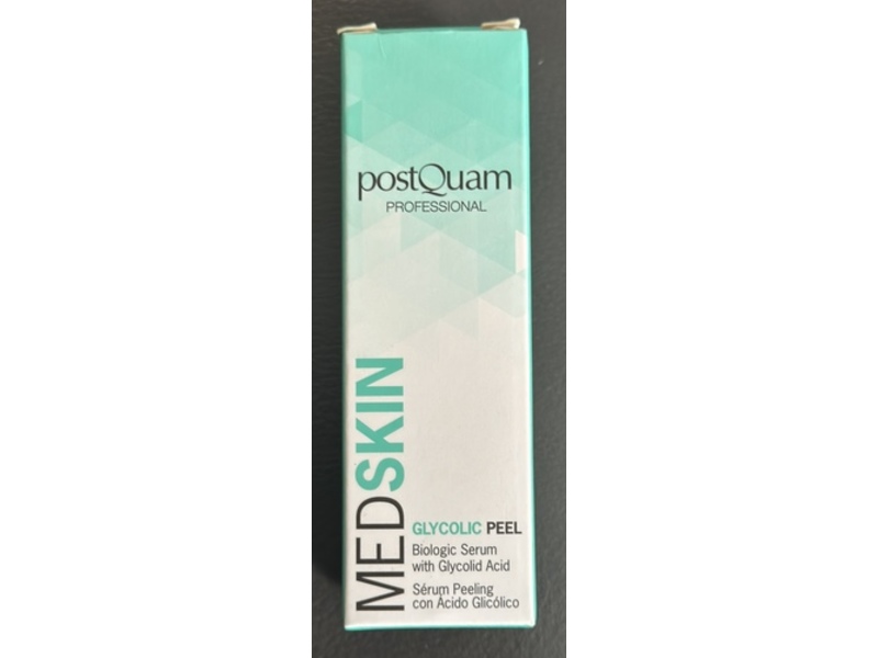 PostQuam Med Skin Glycolic Peel Biologic Serum, Glycolic Acid, 1 fl oz/30 mL