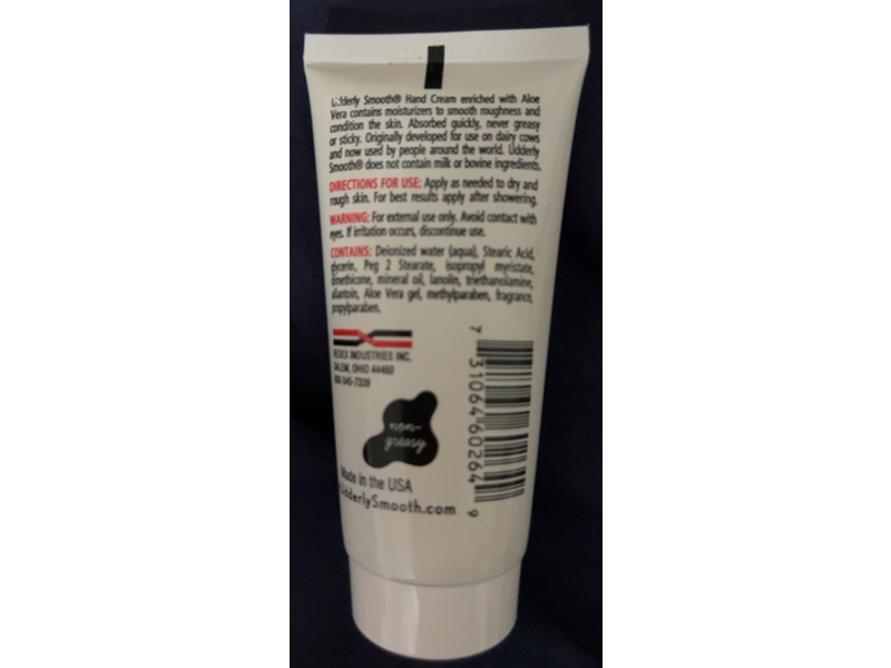 Udderly Smooth Soothing Hand Cream, Aloe Vera, 2 oz/57 g