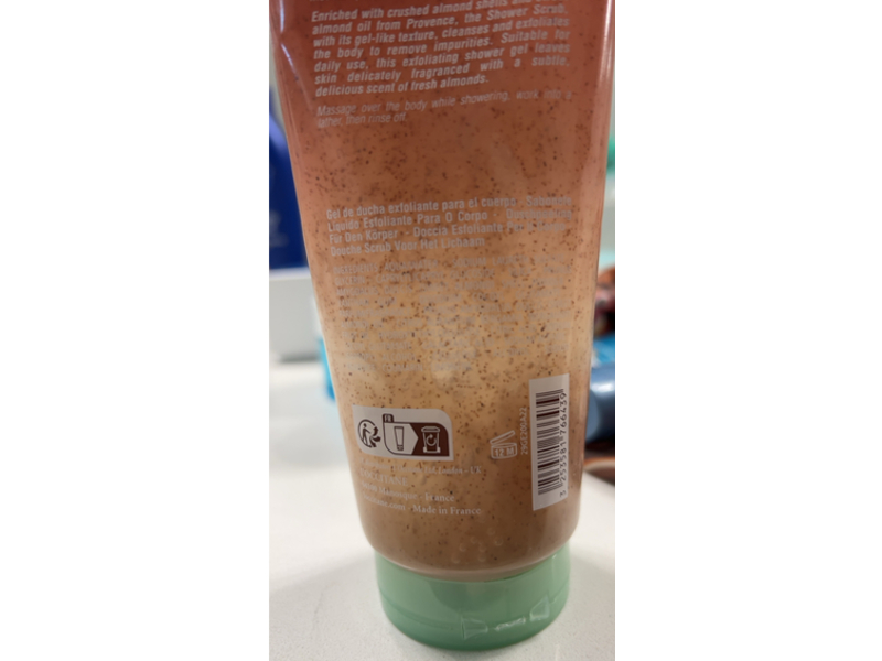 L'Occitane en Provence Amande Cleansing & Exfoliating Shower Scrub, 7.3 oz/200 mL