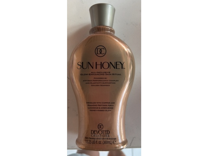 Devoted Creations Sun Honey Dark Tanning Lotion, 12.25 fl oz/360 mL