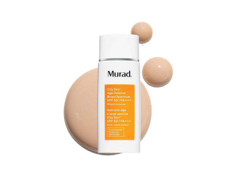 Murad City Skin Age Defense Mineral Sunscreen, SPF 50 PA++++, 1.7 fl oz/50 mL.