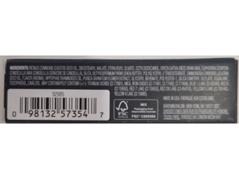 Bareminerals Mineralist Hydra-Smoothing Lipstick, Confidence, 0.12 oz/3.6 g