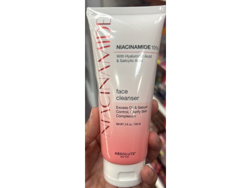 Absolute New York Face Cleanser, Niacinamide, 5 fl oz/150 mL