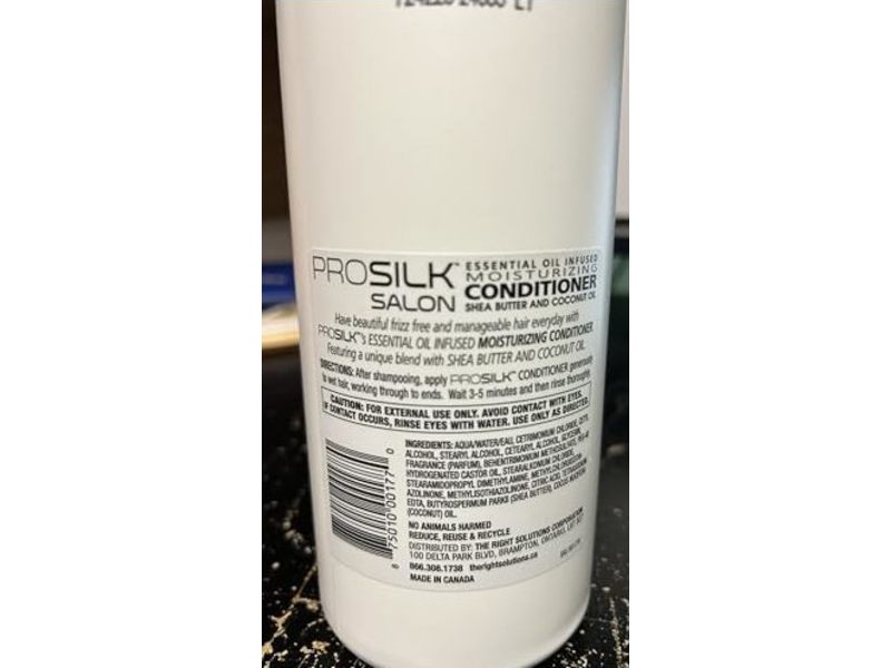 Pro Silk Salon Mosturizing Conditioner, Shea Butter & Coconut Oil, 32 fl oz/946 mL
