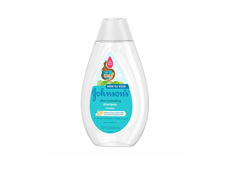 Johnson's Baby Ultra-Hydrating Tear-Free Kids Shampoo with Pro-Vitamin B5, Sulfate-Free, 13.6 fl. oz.
