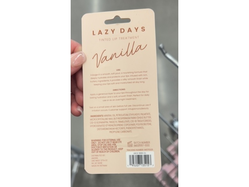 Lazy Days Tinted Lip Treatment, Vanilla, 0.26 oz/7.5 g