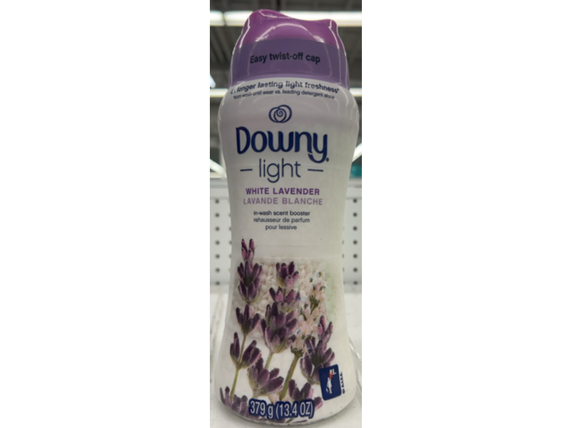 Downy Light Laundry Scent Booster, White Lavender, 13.4 oz/379 g
