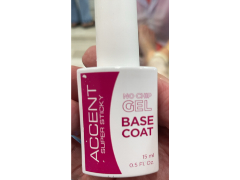 Acent Super Stick No Chip Gel Base Coat, 0.5 fl oz/15 mL