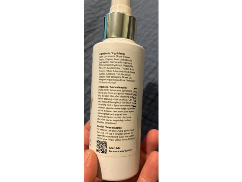 Scentuals Facial Mist, Rose, 4 fl oz/120 mL