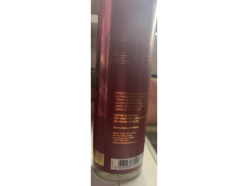 Bath & Body Works Fine Fragrance Mist, Bright Christmas Morning, 8 fl oz/236 mL