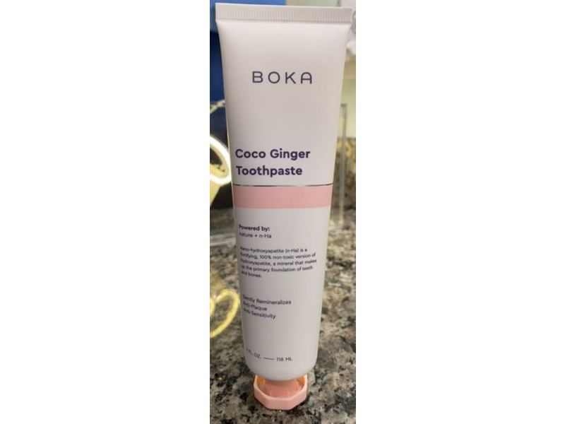 Boka Coco Ginger Toothpaste, 4 fl oz/118 mL
