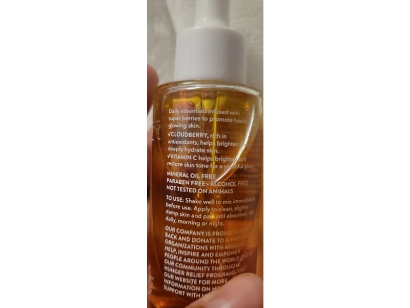 Global Beauty Care Super Berry Brightening Double Serum with Vitamin C, 1.7 fl oz/50 mL