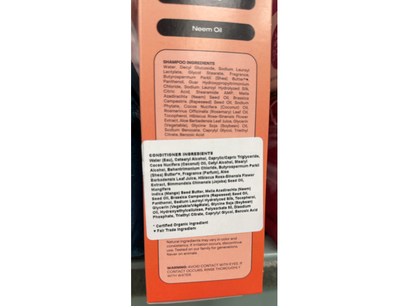 SheaMoisture Curl & Shine Shampoo & Conditioner Set, Coconut & Hibiscus, 24 fl oz/710 mL