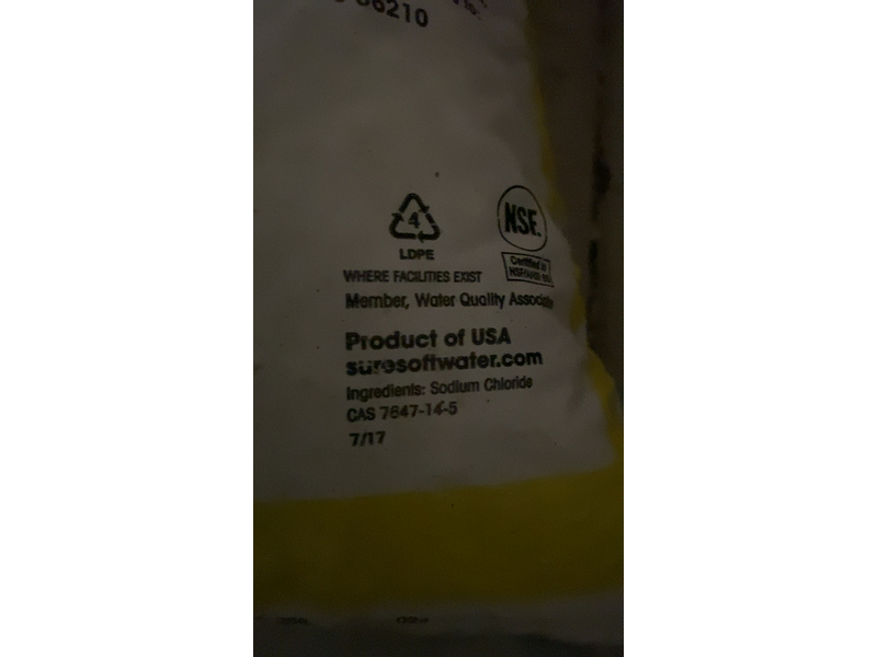 Sure Soft Premium Water Softener Salt Pellets, 18 kg