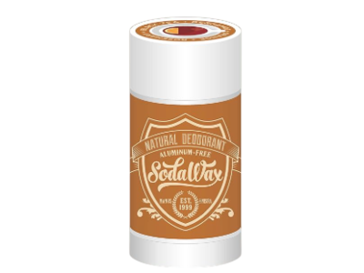 SodaWax Earl Great Natural Deodorant, 3.3 oz/93 g