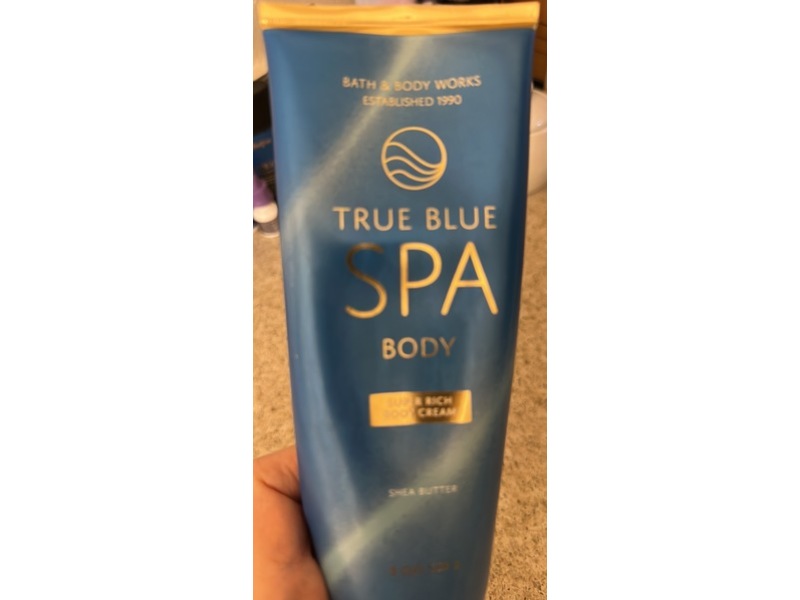 Bath & Body Works True Blue Spa Super Rich Body Cream, Shea Butter, 8 oz