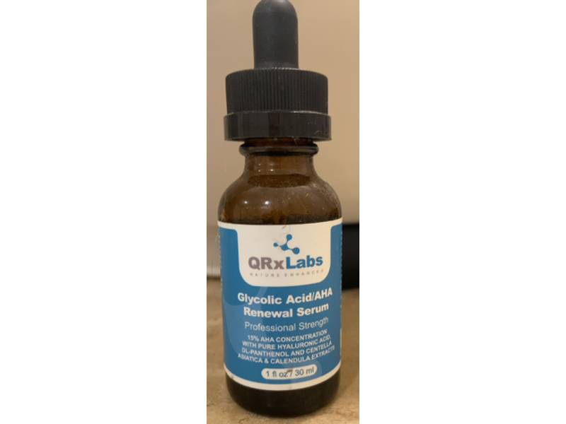 QRxLabs Renewal Serum, Glycolic Acid/ AHA, 1 fl oz/30 mL