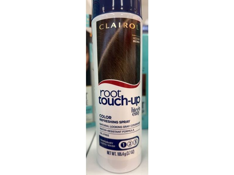 Clairol Root Touch-Up Color Refreshing Spray, Medium Brown Hair Color, 3.7 oz/105.4 g