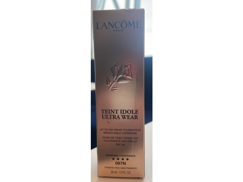 Lancome Paris Teint Idole Ultra Wear 24H Foundation, SPF 35, 097N, 1.0 fl oz/30 mL