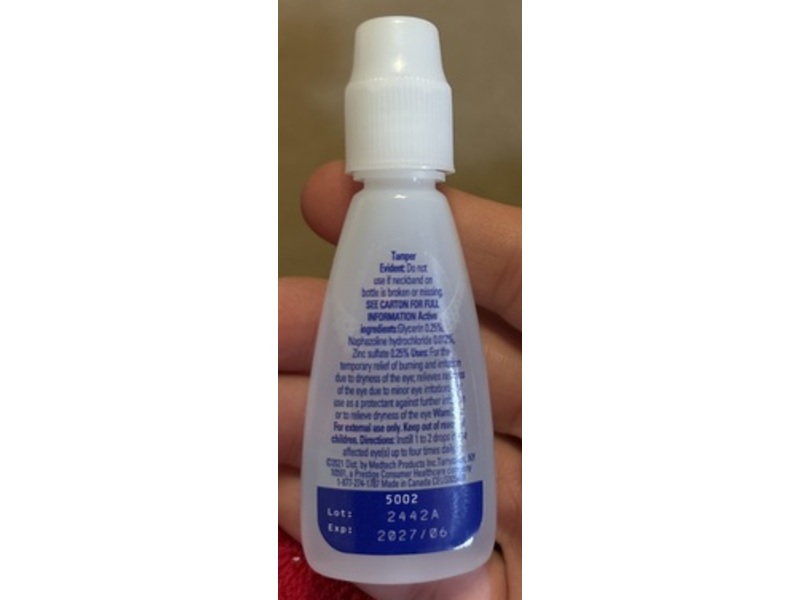 Clear Eyes Maximum Itchy Redness Reliever Eye Drops, 0.5 fl oz/15 mL, Pack Of 3