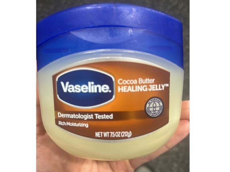 Vaseline Rich Moisturizing Healing Jelly, Cocoa Butter, 7.5 oz/212 g