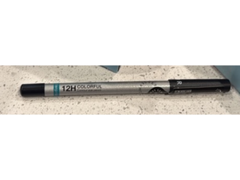 Sephora Collection 12H Colorful Waterproof Contour Eye Pencil, Black Lace, 0.045 oz/1.3 g