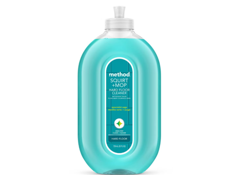 Method Squirt + Mop Hard Floor Cleaner, Spearmint Sage, 25 fl oz/739 mL
