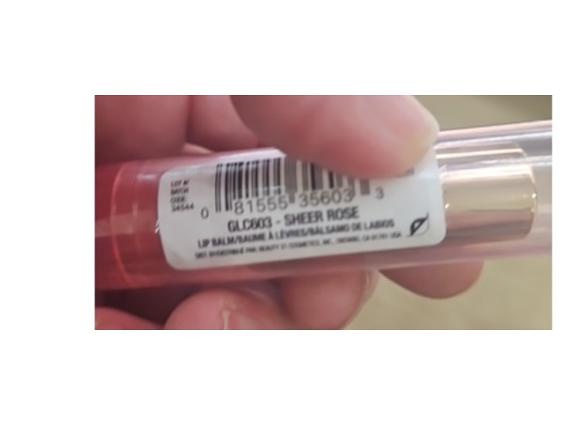 L.A. Girl Sheer Tint Lip Balm, Sheer Rose, 0.07 oz/2 g