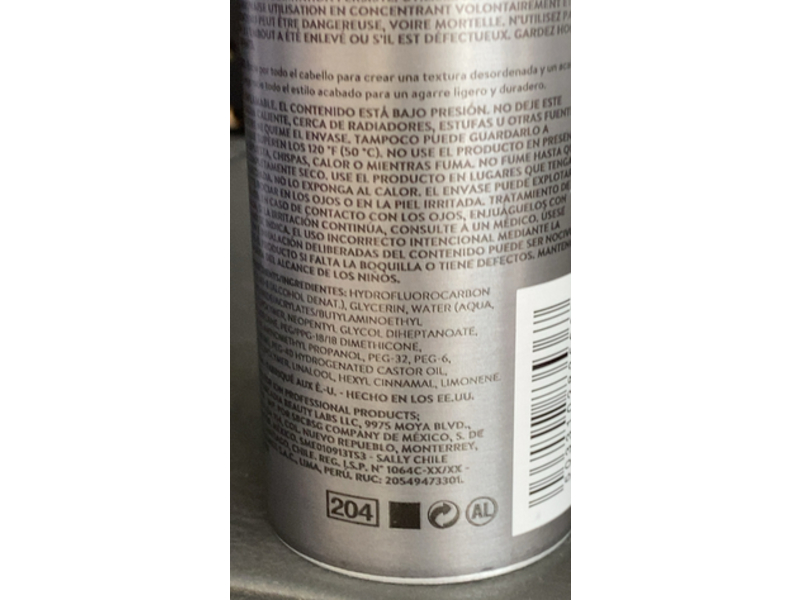 Ion Texture Styling Solution Spray Wax, 4.5 oz/205 mL