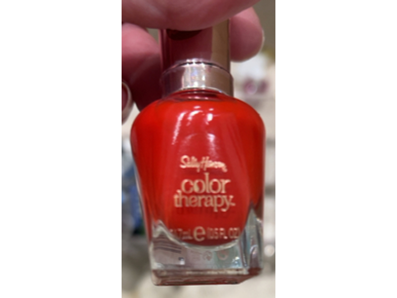 Sally Hansen Color Therapy Nail Polish, Red-Iance, 0.5 fl oz/14.7 mL
