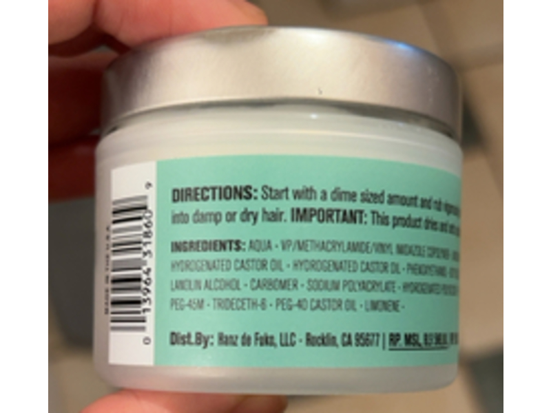 Hanz De Fuko Gravity Paste, High Hold, 2 oz/56 g