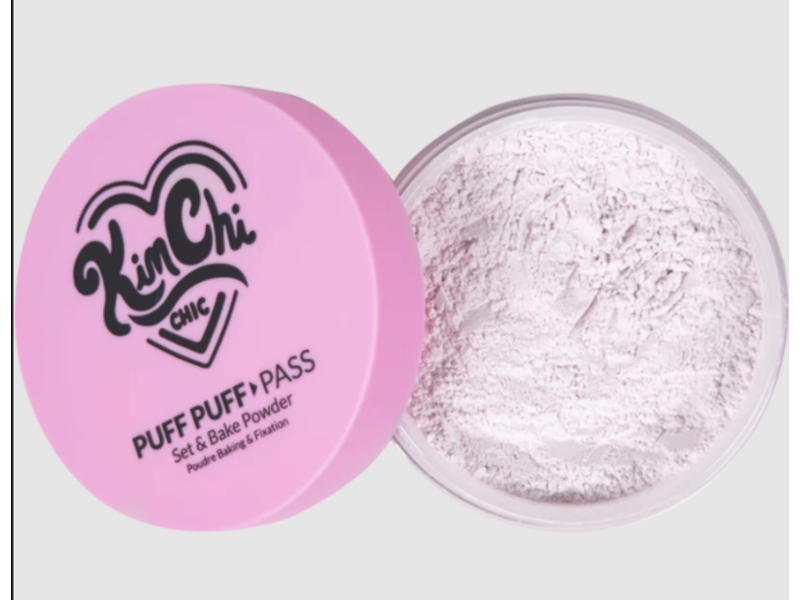 Kim Chi Chic Poff Puff Pass Set & Bake Powder, PPP-01, 0.85 oz/24 g