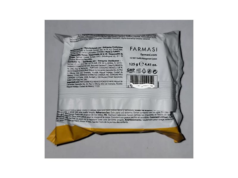 Farmasi Calendula Soap, 4.41 oz/125 g