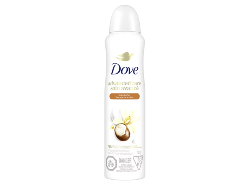 Dove Advanced Care Antiperspirant Deodorant, Shea Butter, 107 g