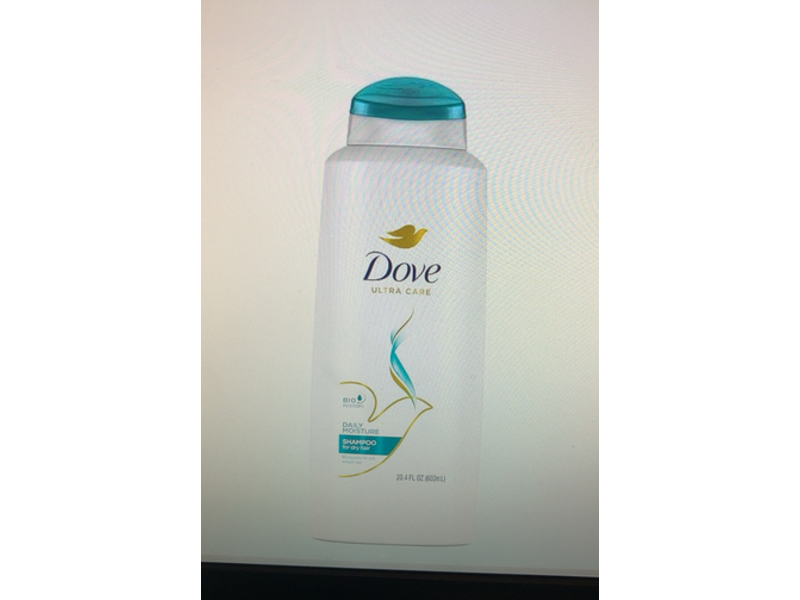 Dove Ultra Care Daily Moisture Shampoo, 20.4 fl oz/603 mL