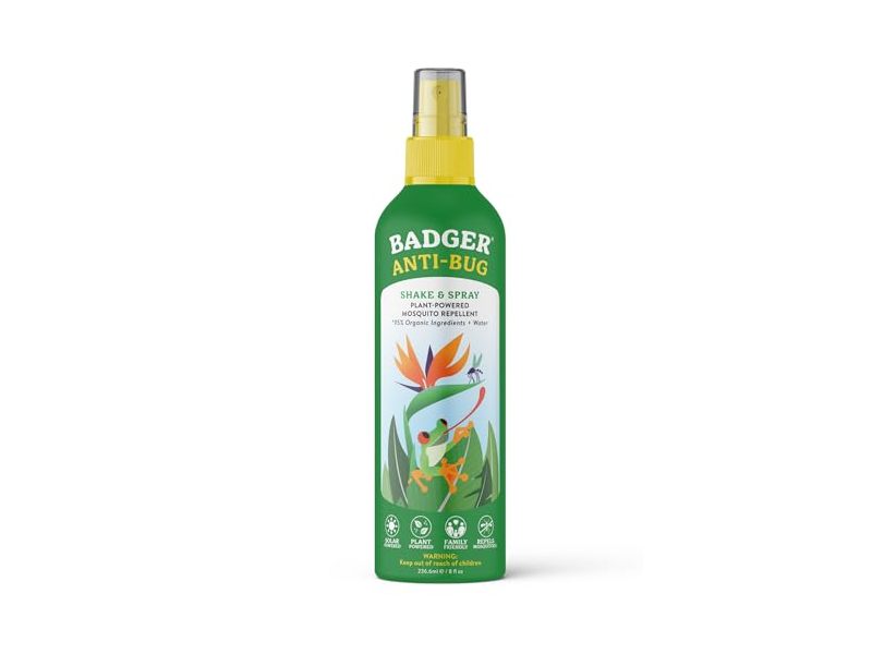 Badger Anti-Bug Mosquito Repellent, 8 fl oz/237 mL