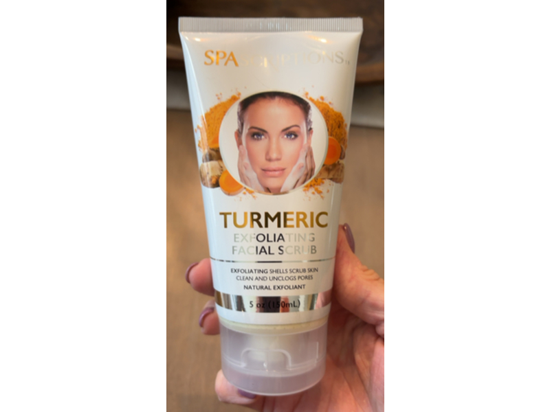 Spascriptions Turmeric Exfoliating Facial Scrub, 5 oz/150 mL